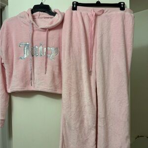 Juicy Couture Cozy Pink PJ Set – Size L